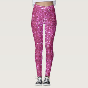 Leggings Étincelle rose Légumineuses fantaisie