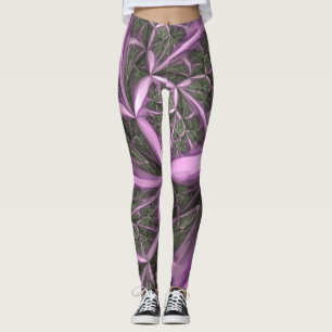 Leggings étoile violette