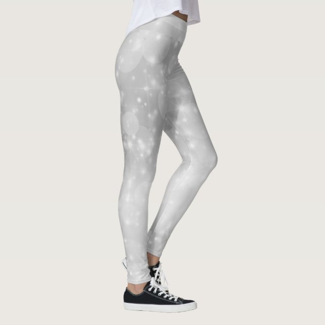 Leggings Étoiles argentées brillant rétro (Droite)