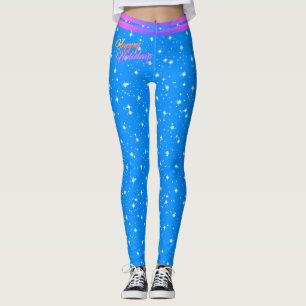 Leggings Étoiles / Flocon de neige / Noël - (modifiable)