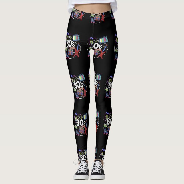 Leggings Étonnant retour arrière des années 80 (Devant)