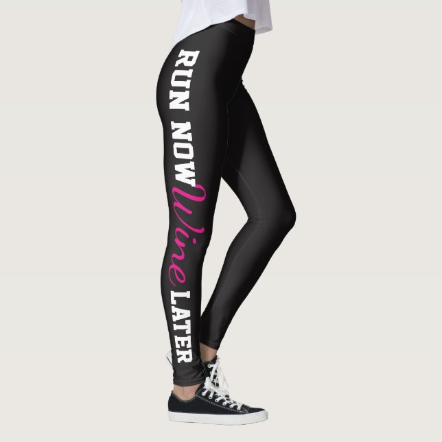 Leggings Exécuter maintenant vin plus tard (Droite)