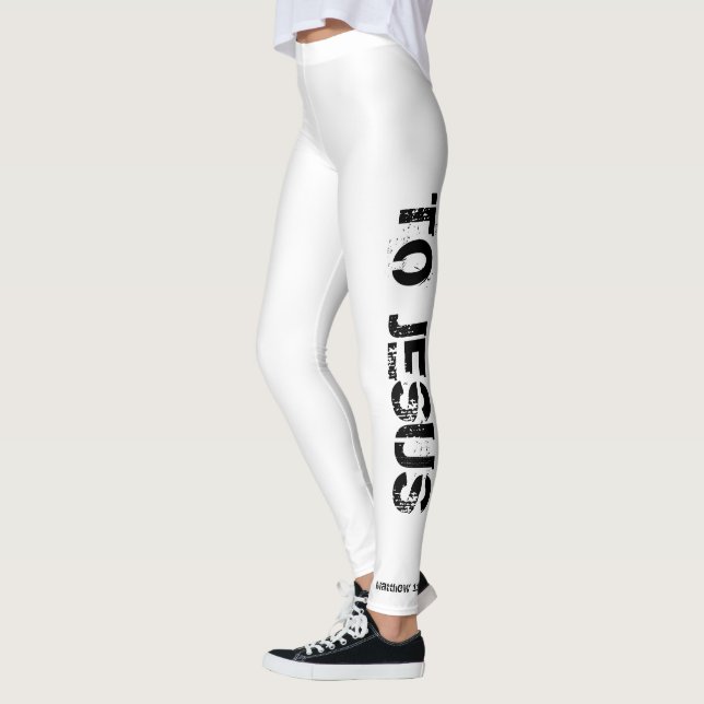 Leggings Exercice d'habillement chrétien pour les femmes Pa (Gauche)