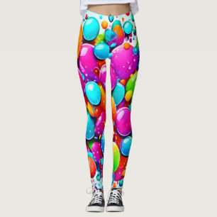 Leggings Explosion colorée de bulle