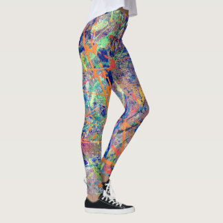 Leggings Expositions d'art originales grand lite noir de