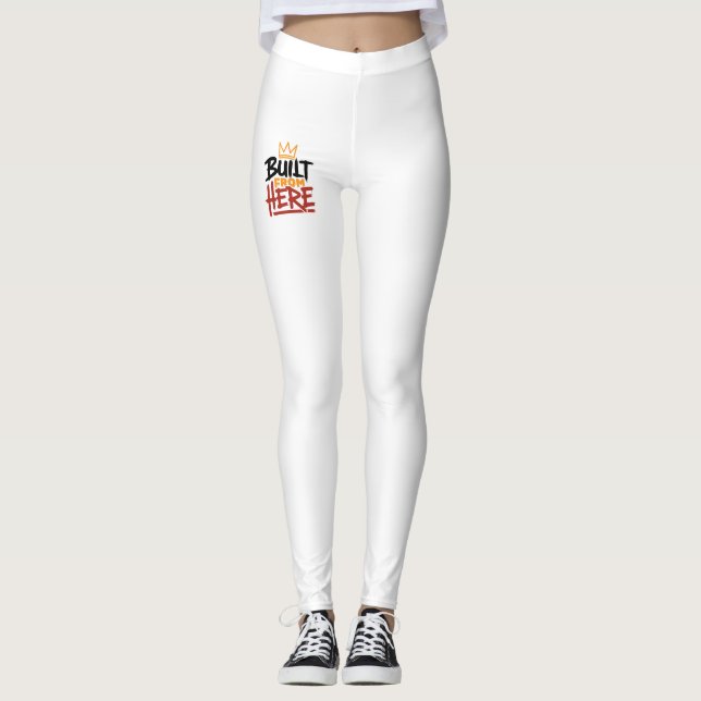 Leggings Expression de fierté et d'authenticité construite  (Devant)