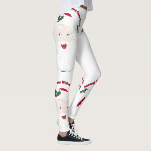 Leggings Faire des rêves de Noël de véritables Père Noël Vi