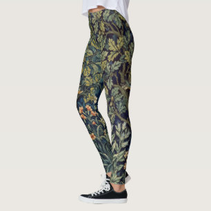 Leggings Faisan d'arbre boisé William Morris