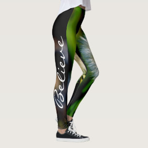 Leggings Faites un souhait, croyez, pissenlit
