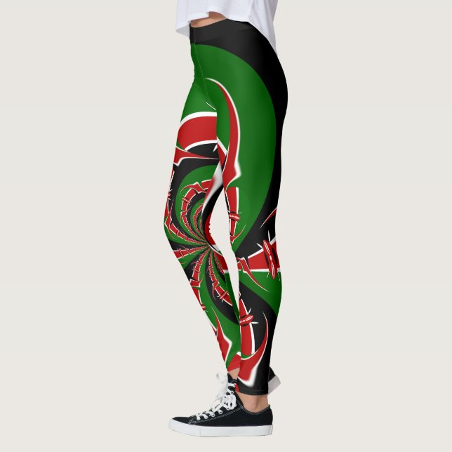 Leggings Faites votre propre Kenyan merveilleux Pantalon Ha (Gauche)