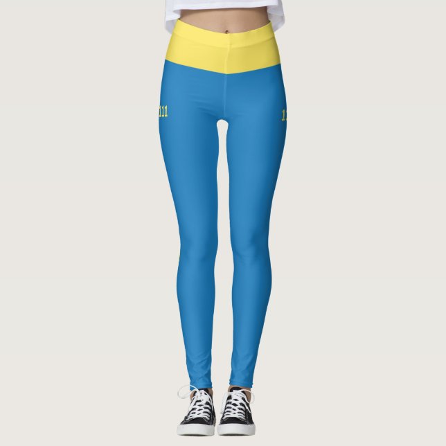Leggings Fallout Vault, fille à la jambe (Devant)