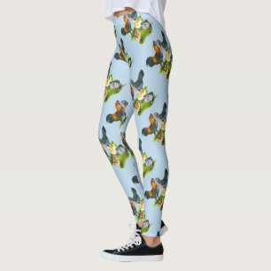 Leggings Famille Ameraucana de poulet