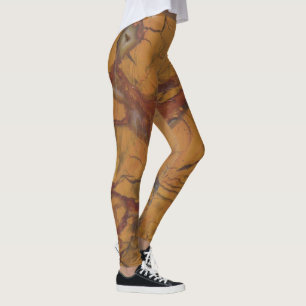 Leggings Fancy Wild Natural Rock Jasper Photo Conçu