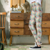 Fantaisie Pastel Chat Féerique Tigré Floral 