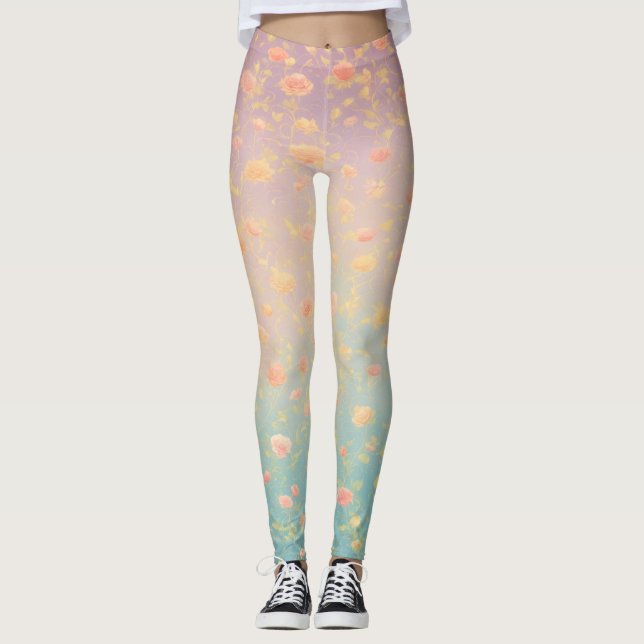 Leggings fantaisistes pour un style sans effort. (Devant)
