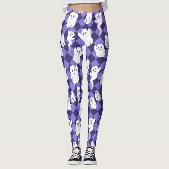 Leggings Fantômes d'Halloween (Devant)