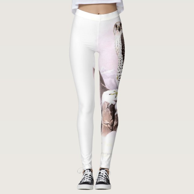 Leggings FAUCON HEUREUX IMPRIMÉ de guêtres (Devant)