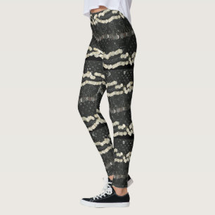 Leggings Faux Assuit et danse de ventre de pièce de monnai