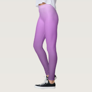 Leggings Faux Faux Métalliques Violet Dégradé ou Ombre