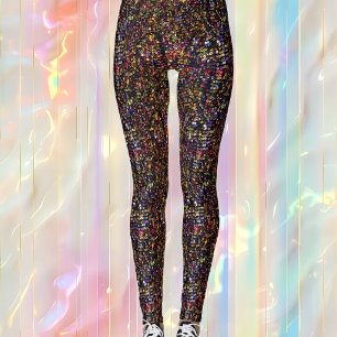 Leggings Faux Sequins