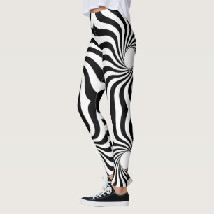 Leggings Fécule spirale avec trou