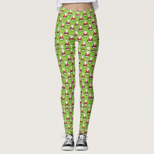 Leggings féminin de père Noël