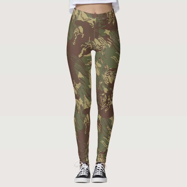 Leggings féminin Rhodesian CAMO (Devant)