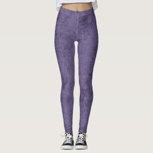 Leggings féminins violets profonds