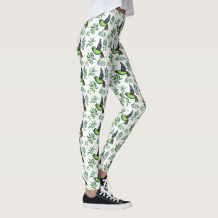 Leggings Femme Colibri Vert - Confort élégant