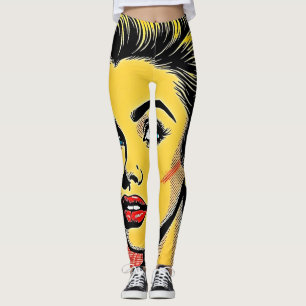 Leggings Femme définie par l'art pop audacieux