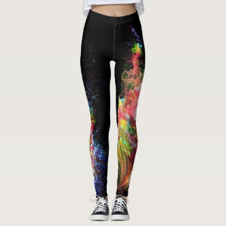 Leggings Femmes colorées de Minimalistic de chimères