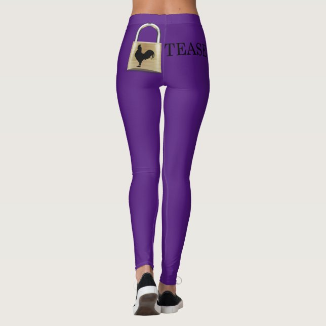 Leggings Fermez à clef taquinent (Dos)
