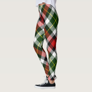 Leggings Festif classique rouge vert rouge de vacances