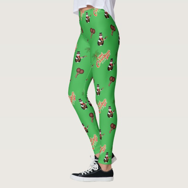 Leggings FESTIF VERT Noël Trini (Gauche)