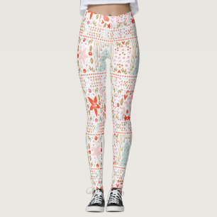 Leggings Festin Pastel Joyeux Noël