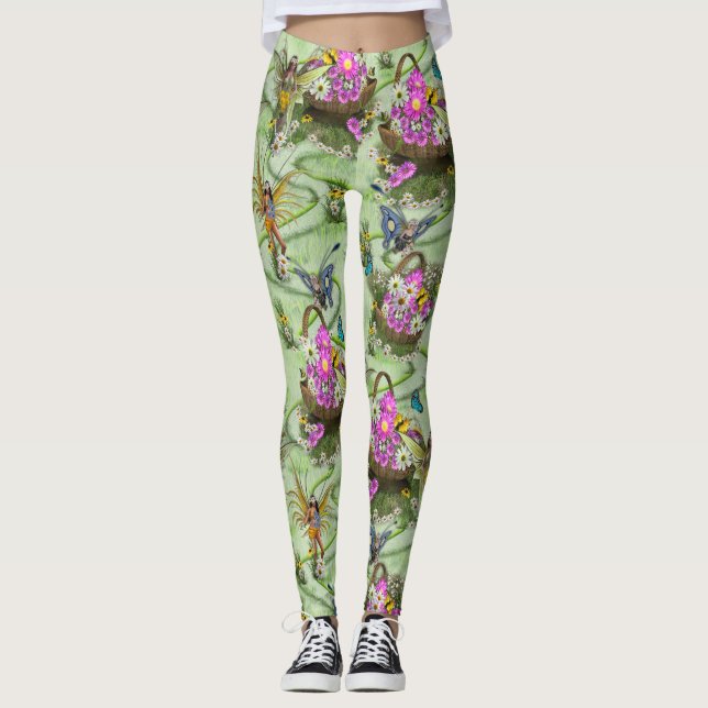 Leggings Festival du printemps de mi-été (Devant)