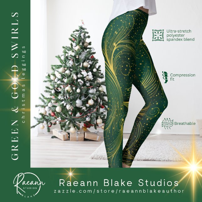 Leggings Festive Design de Noël (Créateur téléchargé)