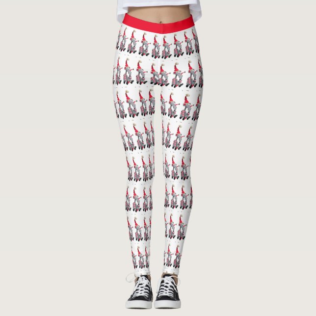 Leggings Festive Rats Noël (Devant)