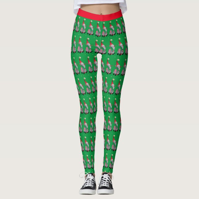 Leggings Festive Rats Noël (Devant)