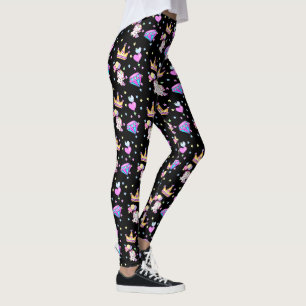 Leggings fête d'anniversaire de la mer arc-en-ciel