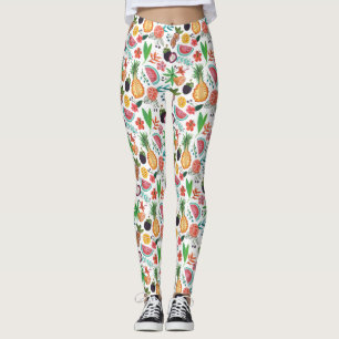 Leggings Fête d'anniversaire   Fruits tropicaux   Légendes