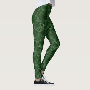 Leggings Fête de la Saint-Patrick Nœud Trinity Symbole Celt