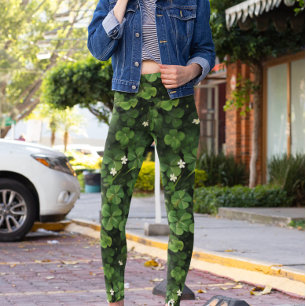 Leggings Fête de la Shamrock St. Patrick