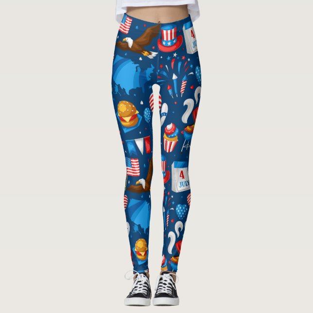 Leggings fête de l'indépendance (Devant)
