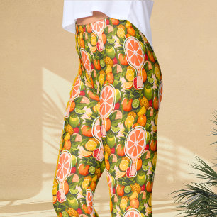 Leggings Fête des mariées de Pickleball de Citrus Tropical