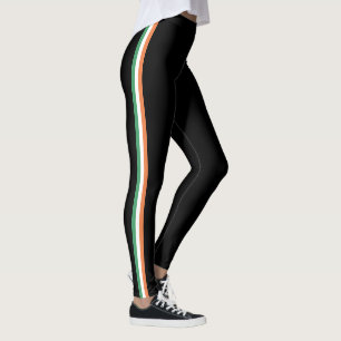 Leggings Fête du Père. Le drapeau d'Irlande.