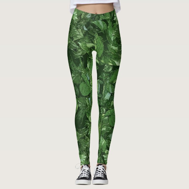 Leggings Feuille (Devant)