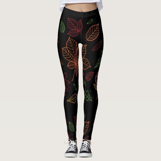 Leggings Feuille de chute/automne (Devant)