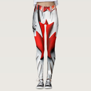 Leggings Feuille d'érable modifiée : une innovation canadie