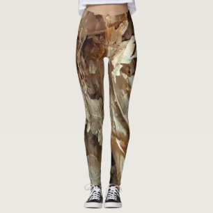 Leggings Feuille sec de tabac